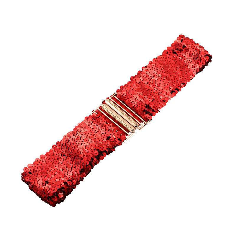Sequin Belt w/ Buckle