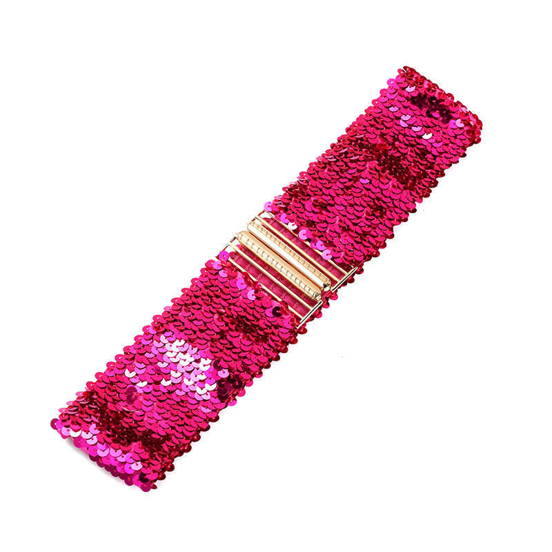 Sequin Belt w/ Buckle