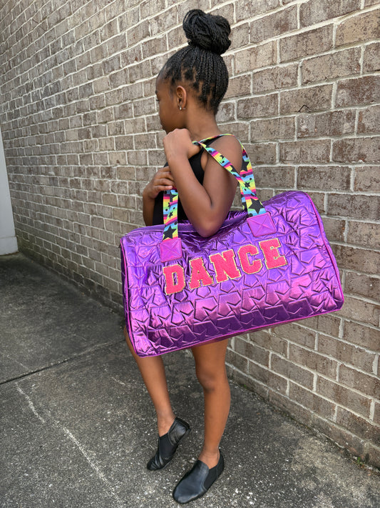 Varsity Weekender Large Dance Duffel Bag w/Chenille Patch