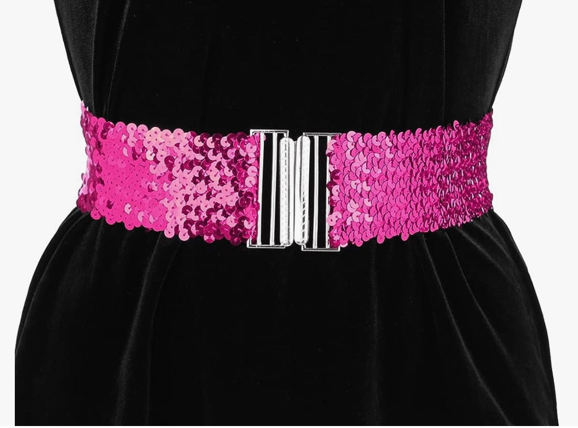 Sequin Belt w/ Buckle