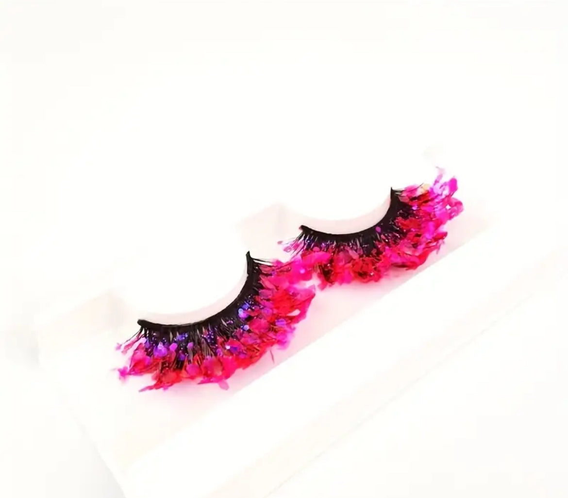 Fluorescent Sequin Eyelashes