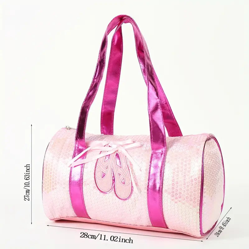 Ballet Shoes Sequin Duffel Bag