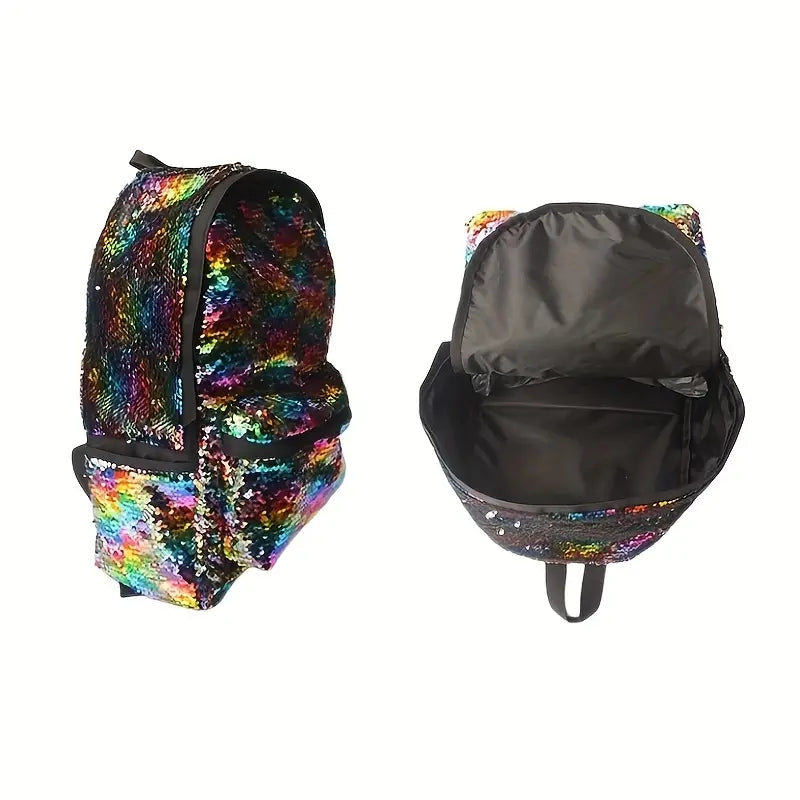 Rainbow Sequin Backpack