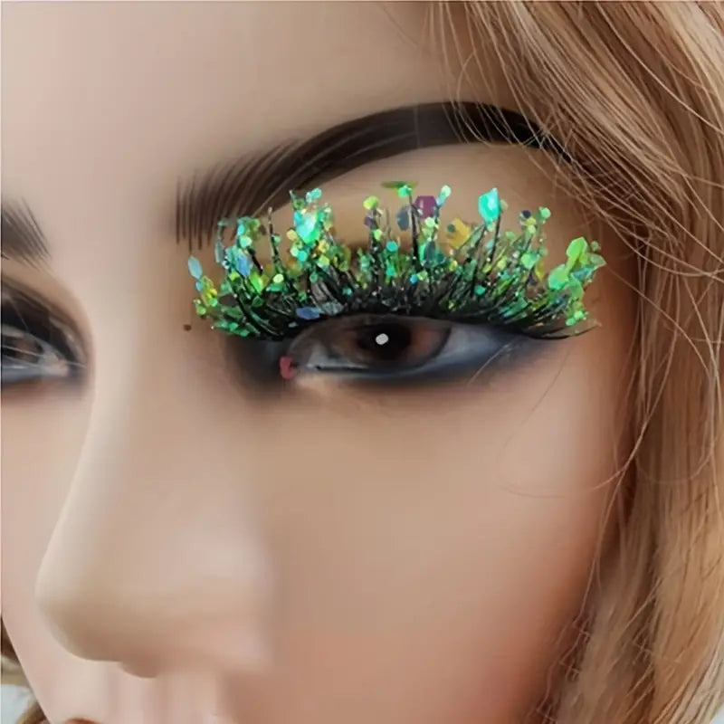 Fluorescent Sequin Eyelashes
