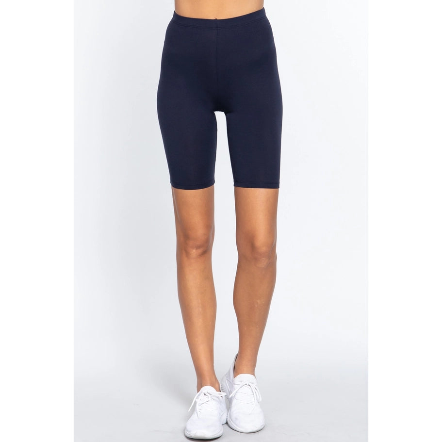 Adult Plain Jane Cotton Biker Shorts