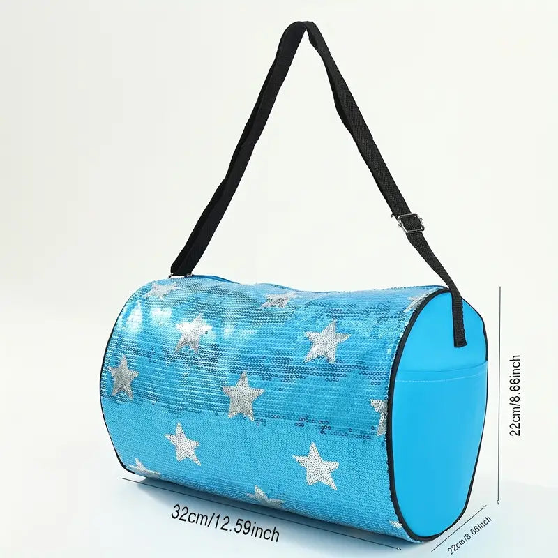 Sequin Stars Dance Duffel Bag