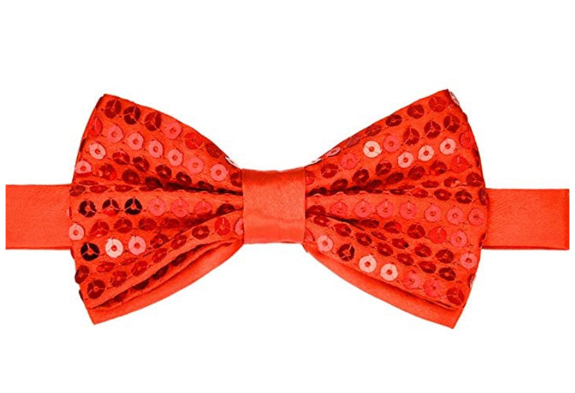 Adjustable Sequin Showtime Bow-Tie