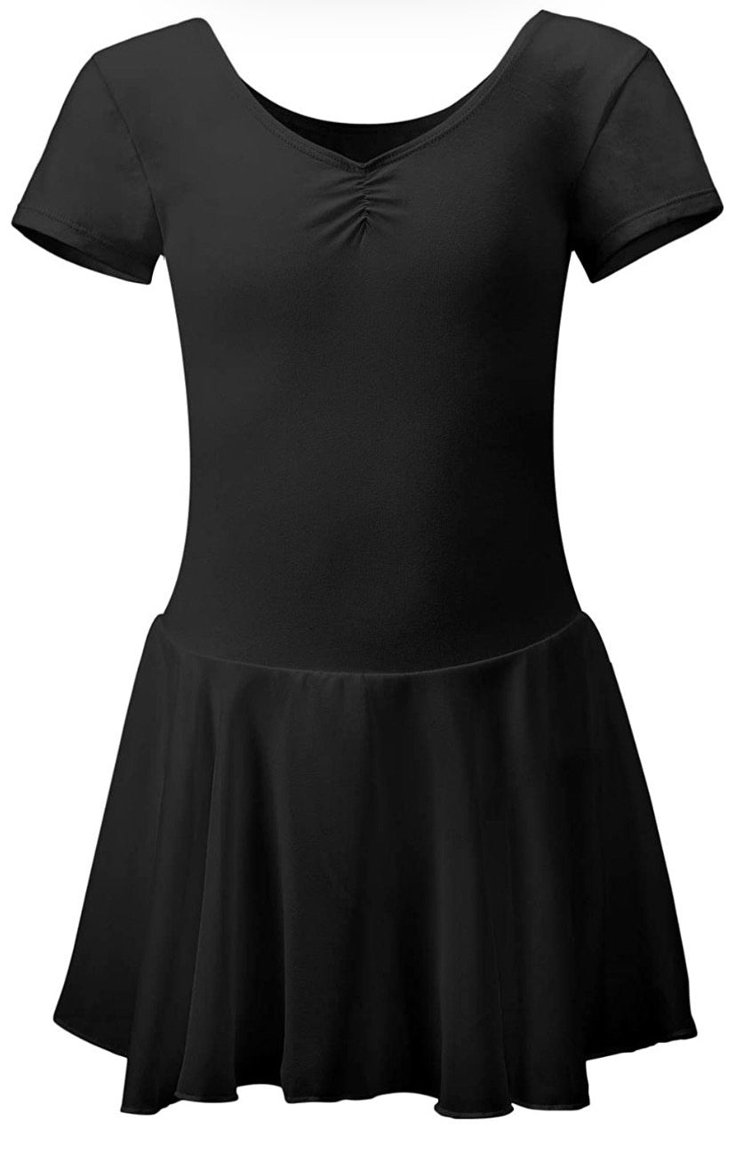 Girls Petite Leotard Skirt Dress