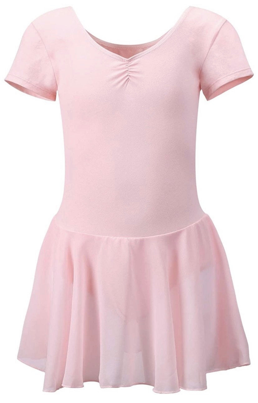 Girls Petite Leotard Skirt Dress