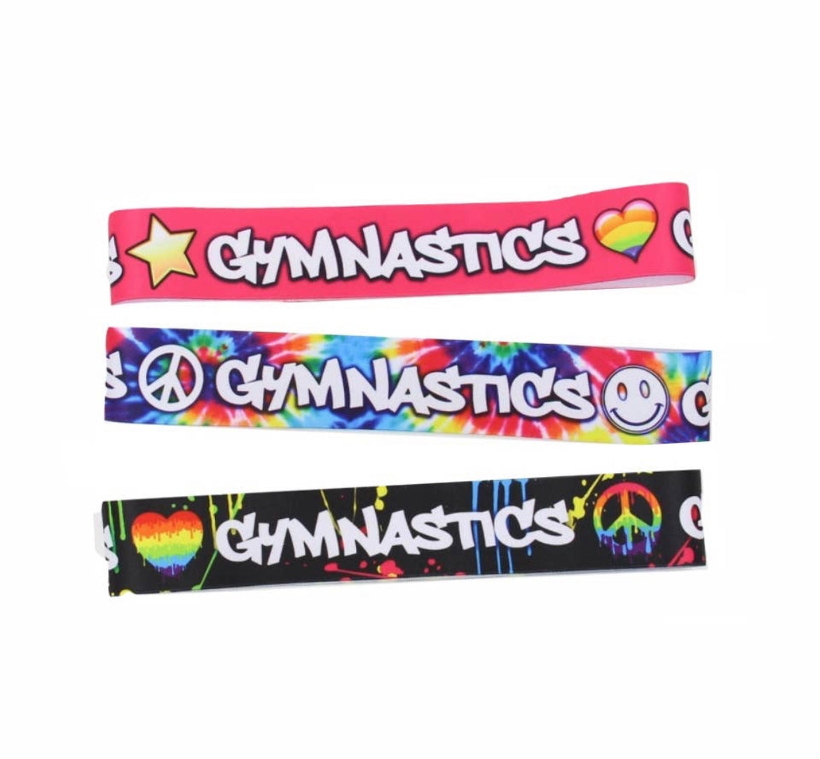 Graffiti Gymnastics No Slip Headbands