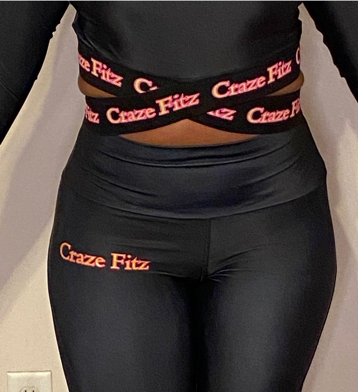 CRAZE FITZ High Waist Mesh Leggings