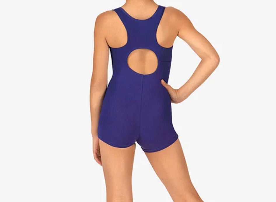 Natalie Keyhole Tank Shorty Unitard