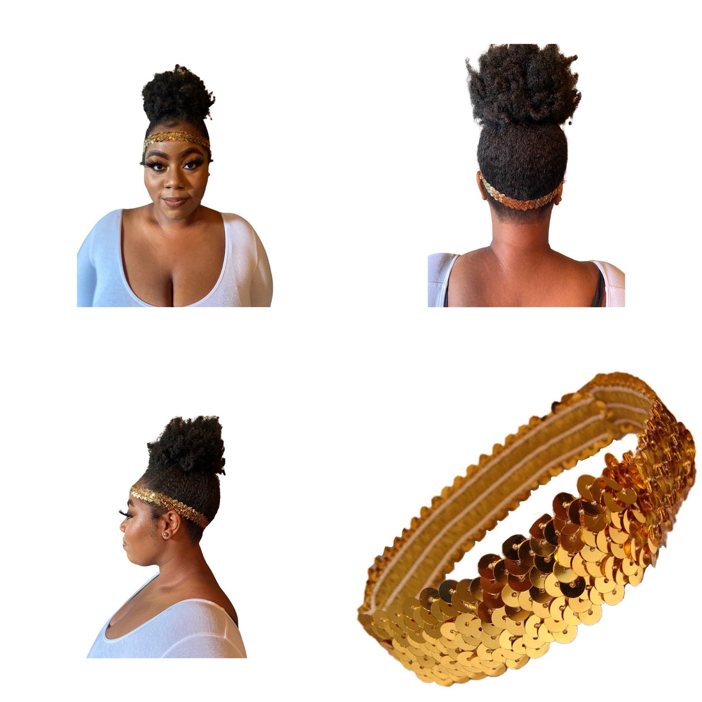 Kenz Laurenz Sequin Headbands