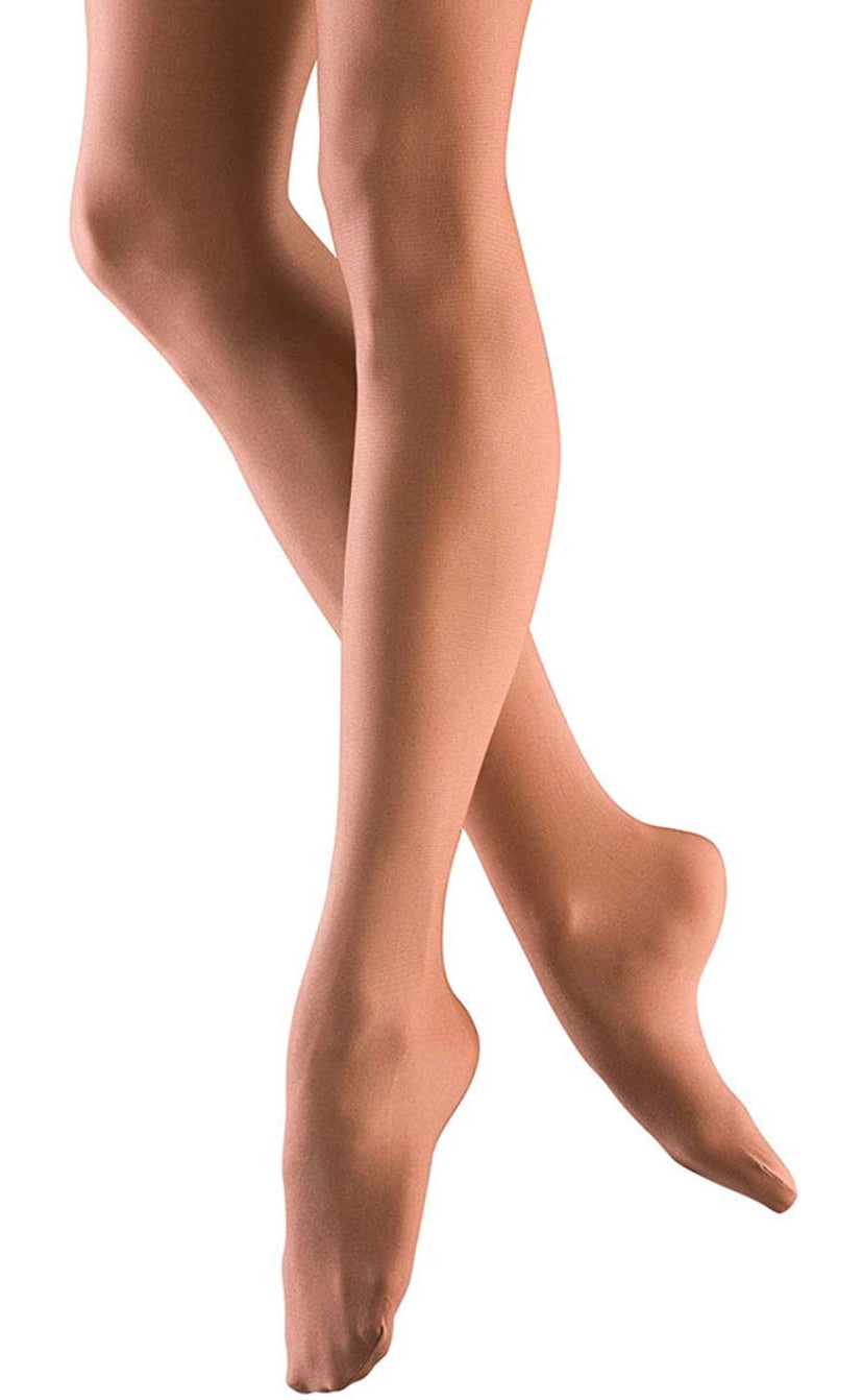 Bloch Girls Shimmer Footed Tights
