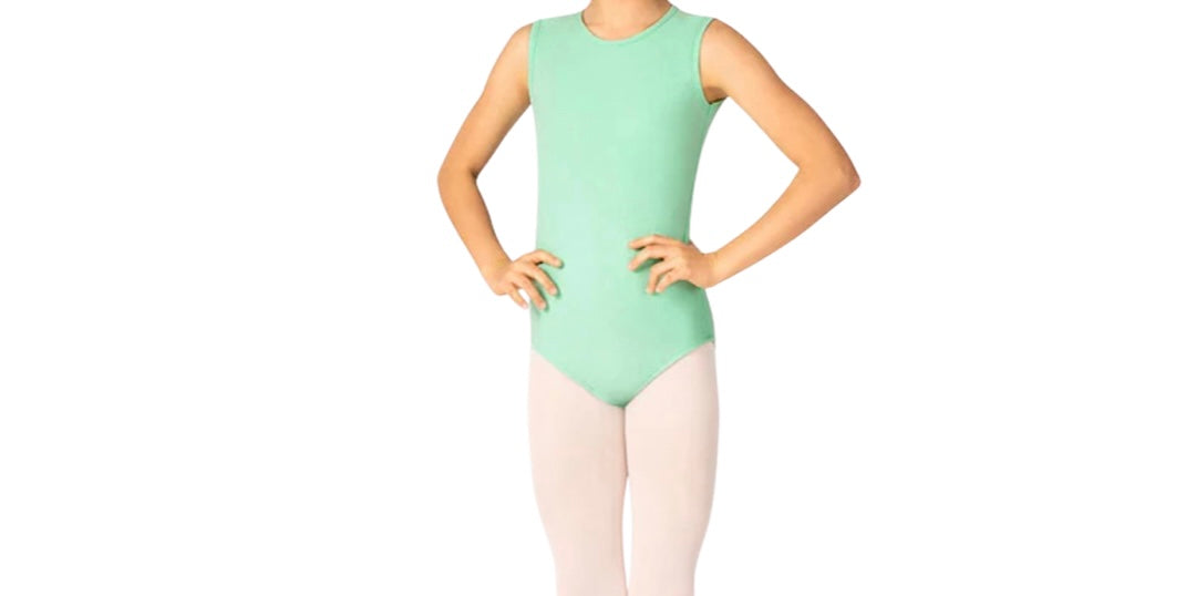 Theatricals Girls Cotton Dual Back Strap Leotard