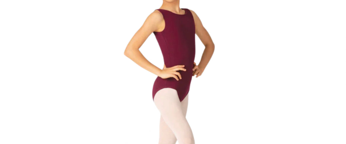 Theatricals Adult Cotton Pinch V-Back Tank Leotard