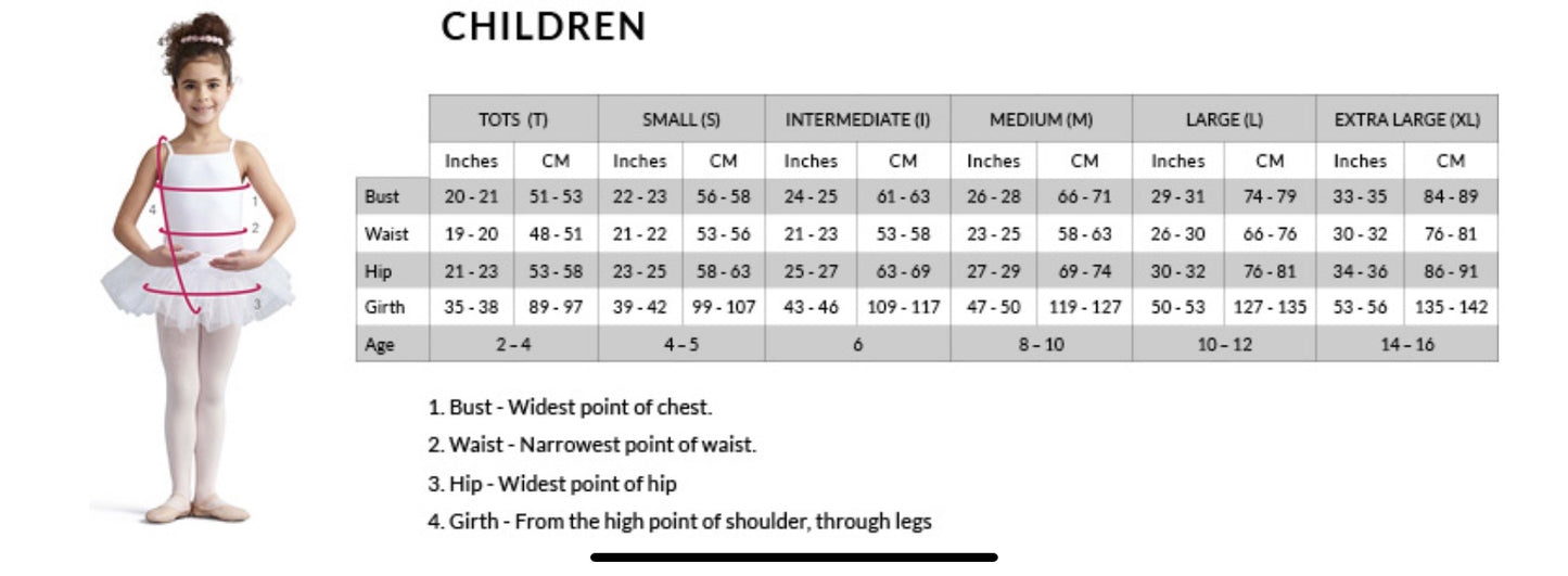 Capezio Girls Short Sleeve Leotard