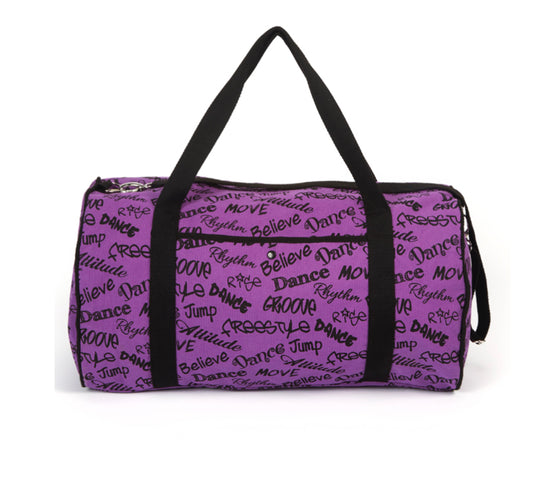 Dasha Purple Street Dance Duffel Bag