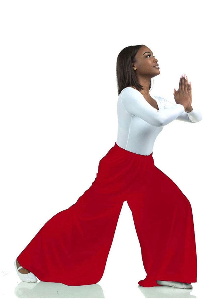 Red Palazzo Pants