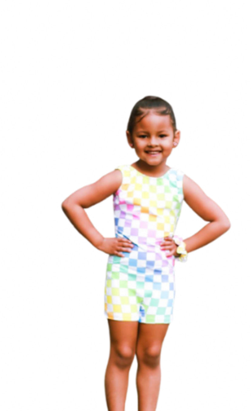 Destira Electric Glow Child Unitard