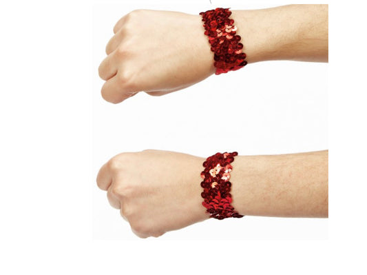 Dasha Sequin Wristband Cuffs