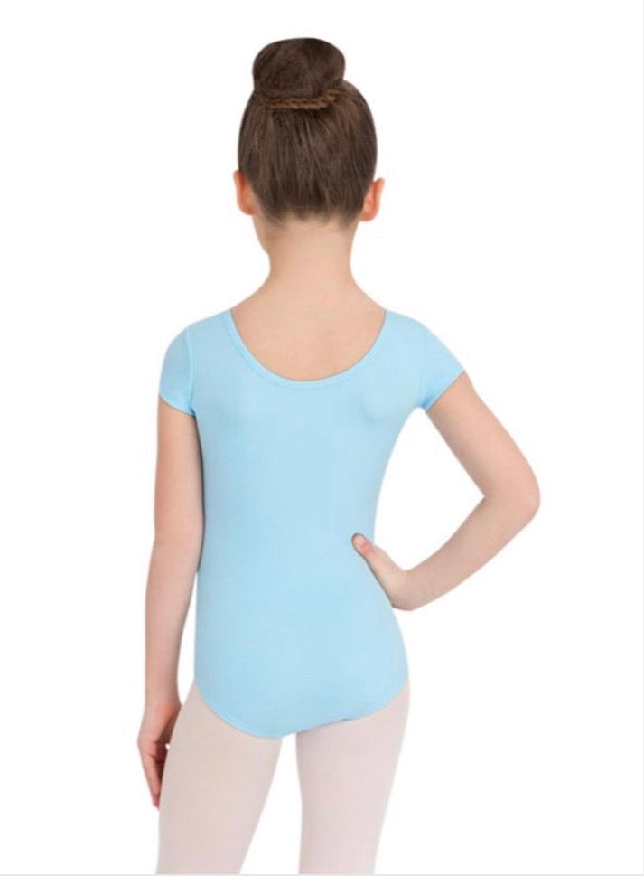 Capezio Girls Short Sleeve Leotard