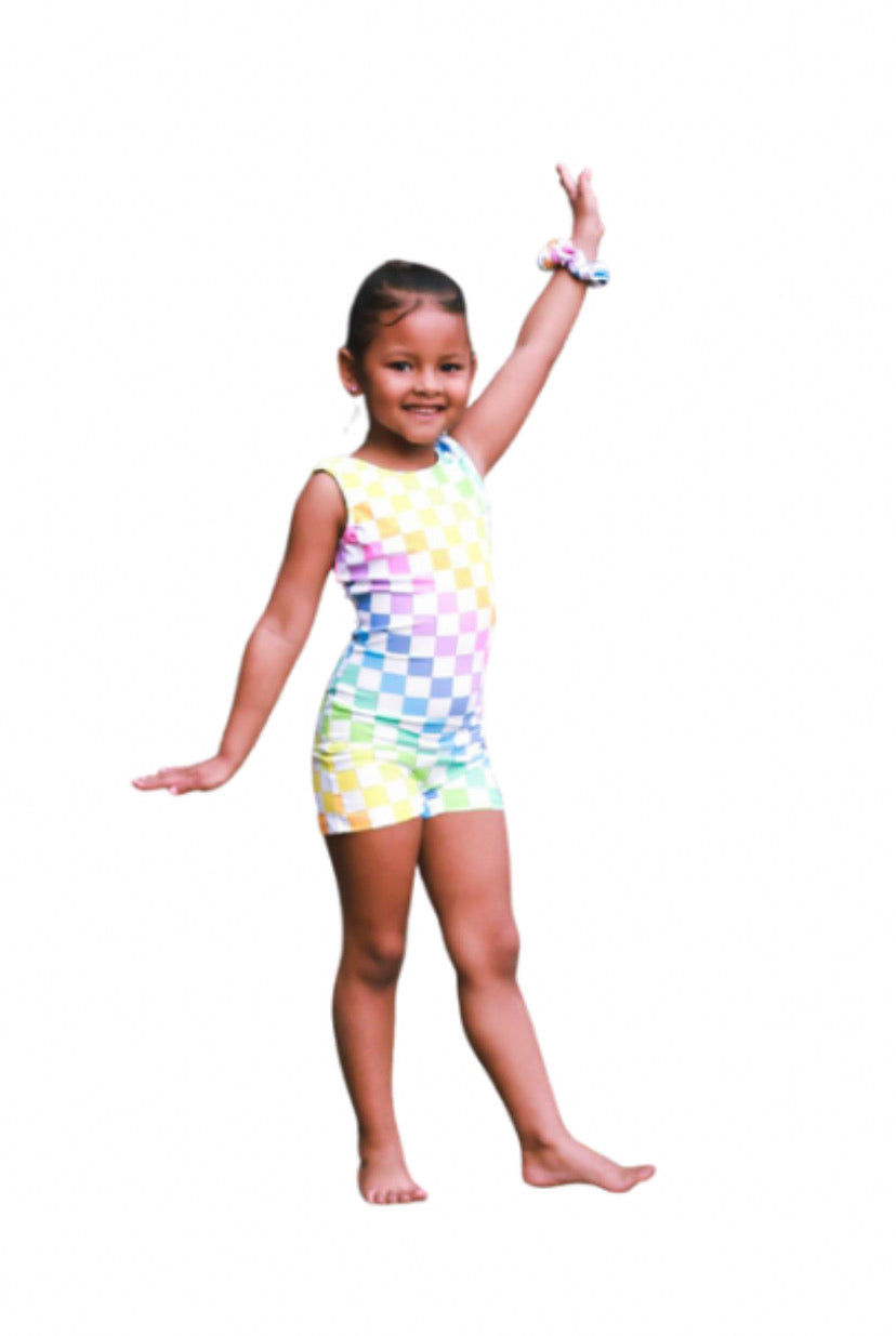 Destira Electric Glow Child Unitard