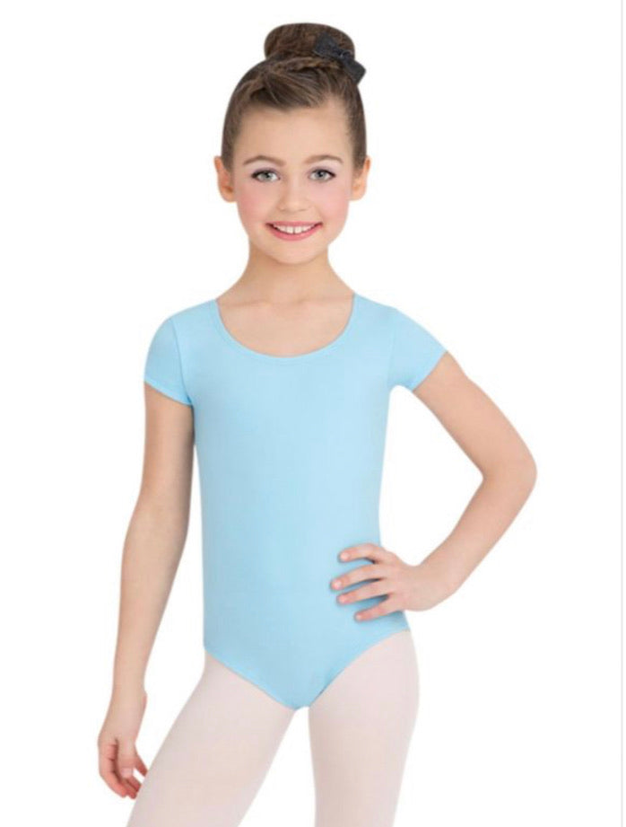 Capezio Girls Short Sleeve Leotard