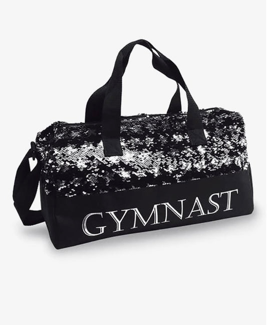 DanzNMotion Sequin Gymnastics Stars Duffel Bag