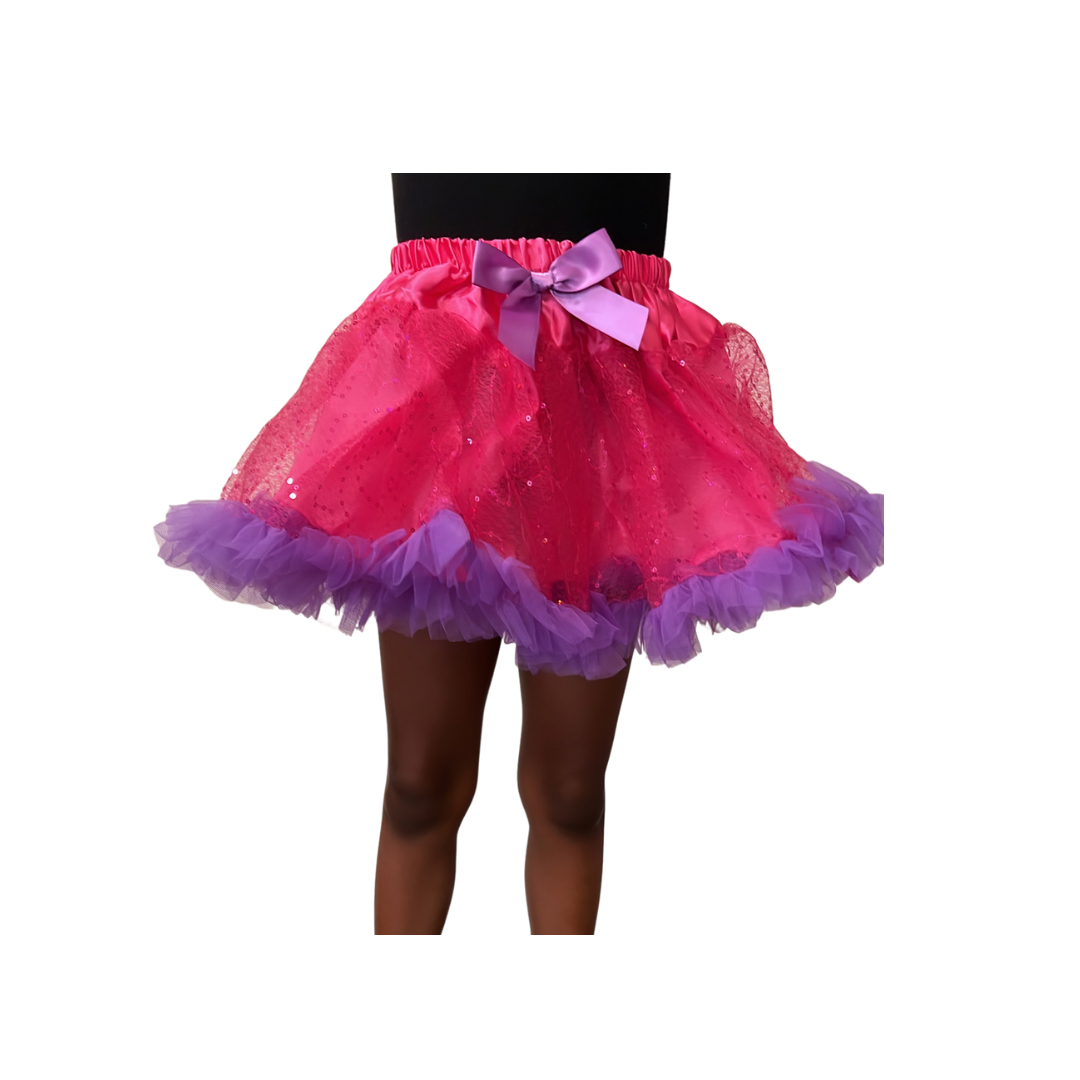 Dasha Sequin and Satin Tutu Pettiskirt